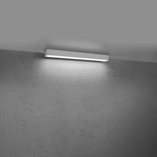 Stropní LED svítidlo Pinne 67 cm bílé moderní do kuchyně, obýváku nebo chodby