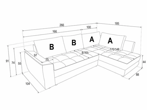 Rohová rozkládací pohovka Rabis béžová moderní do obýváku s úložným prostorem Intesi
