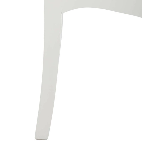 Bílá komoda se zásuvkami Chrysa 74 cm glamour na nožkách do obýváku nebo ložnice Atmosphera