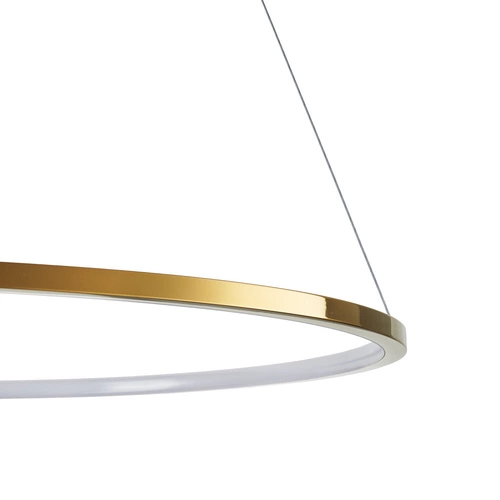 CIRCLE SLIM 80 LED závěsná lampa zlatá 80 cm