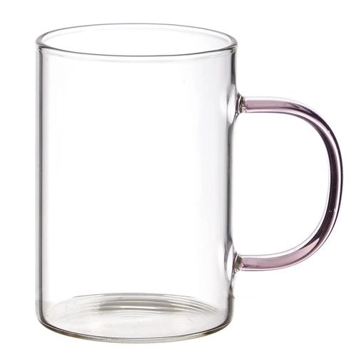 Barevná sklenice/pohárek růžová 300ml