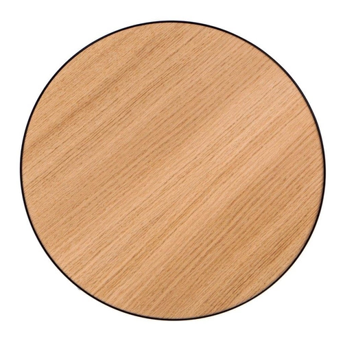 Kulaty dubový konferenční stolek Tre 900 NORDIFRA moderní skandinávský do obýváku 90 cm