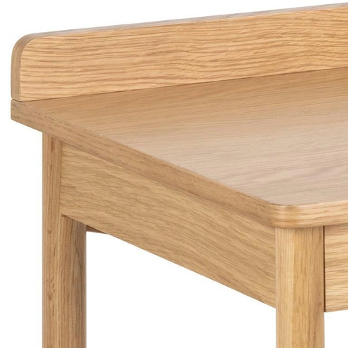 Skandinávský psací stůl z masivu s zásuvkou Paul, přírodní dub, 110x50 cm Actona