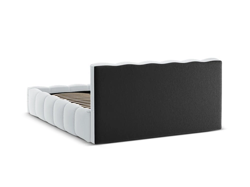 Čalouněná postel Lupine 140x200 s úložným prostorem šedá moderní do ložnice