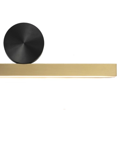 Moderní nástěnné svítidlo BOOGIE LED zlaté 45 cm do obýváku a nad zrcadlo Step into Design