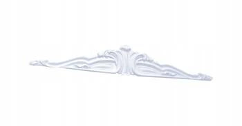 Koruna ke skříni Diamante bílá moderní pro 3dveřovou a 4dveřovou skříň