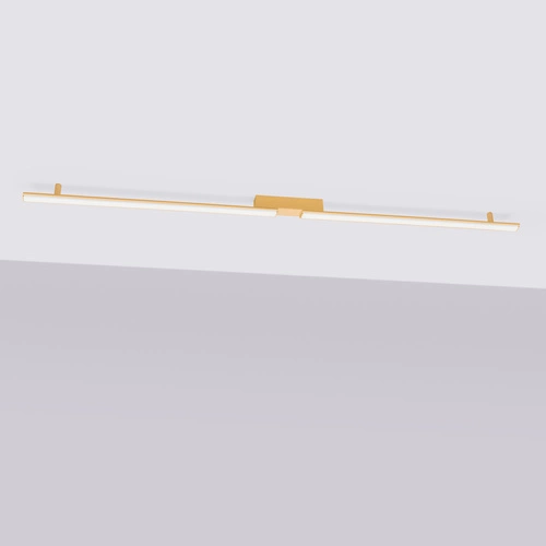 Stropní LED svítidlo LAGOM zlaté moderní do obýváku a kuchyně Thoro 4000K