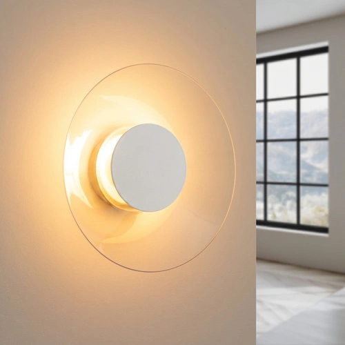 Nástěnné svítidlo ASTRO bílé LED moderní do obývacího pokoje 28 cm