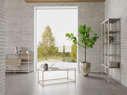 Seaford konferenční stolek obdélníkový šedý loftový do obýváku Actona