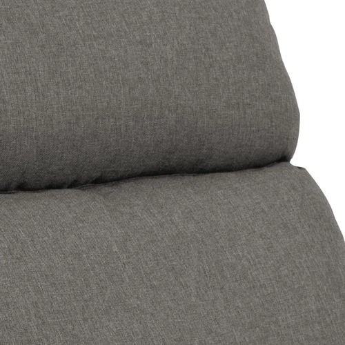 Rozkládací křeslo do obýváku Mikkeli šedé moderní s funkcí spaní a nastavitelným úhlem