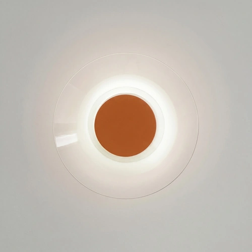 Nástěnné LED svítidlo ASTRO terakota moderní do obývacího pokoje 4000K