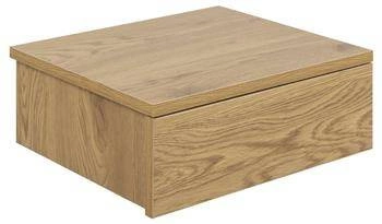 Závěsný noční stolek Avignon 37 cm v přírodní barvě s 1 zásuvkou – moderní skandinávský styl – Actona