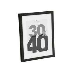 Černý závěsný fotorámeček 30x40 Eva moderní na zeď Atmosphera