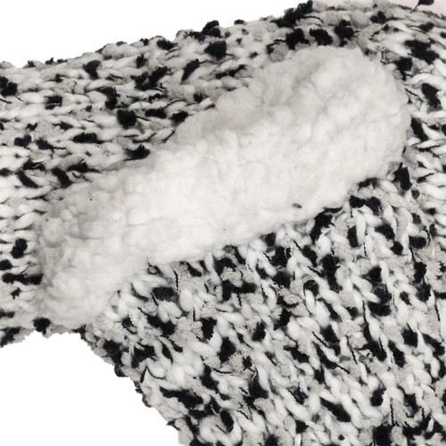 Intesi sherpa ponožky moderní teplé měkké na doma univerzální bílé nebo černé