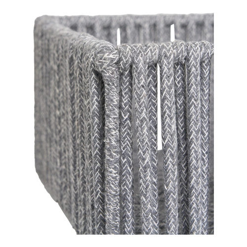 House Nordic Arese dekorativní boho koš šedý sada 3 ks na uložení