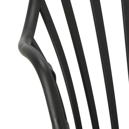 Jídelní židle Sirena Intesi černá s područkami, skandinávský styl, snadné čištění