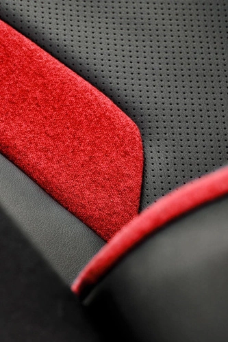 Herní křeslo Neferet ergonomické černo-červené s opěrkou hlavy k pracovnímu stolu Intesi