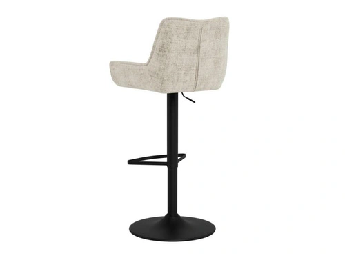 Barová židle Eddie béžová otočná s područkami výškově nastavitelná do kuchyně