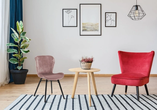 Židle Batilda VIC dusty rose