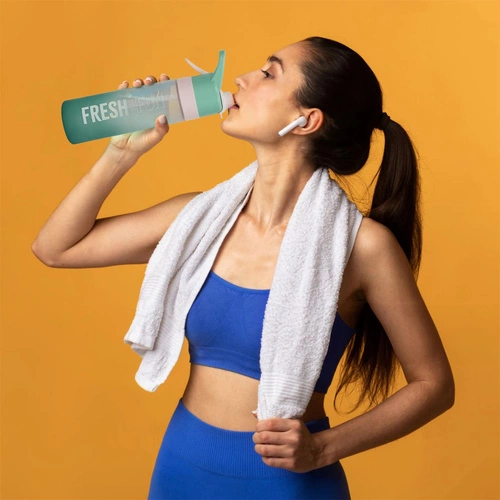 Fresh&Fun zelená láhev