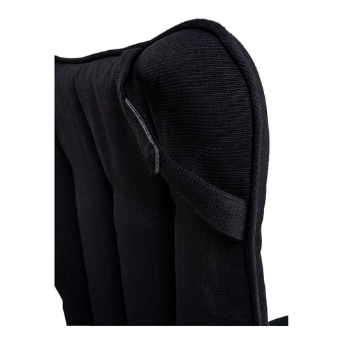 Elegantní černý podsedák na židli Cleveland Intesi 45x51,5 do jídelny a obýváku