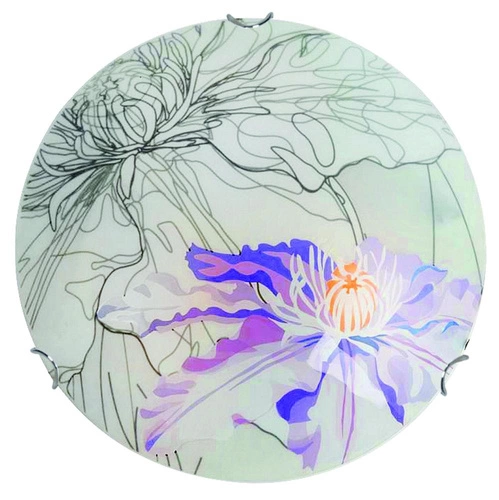 Stropní svítidlo Spring 30 kulaté skleněné fialové moderní do obýváku a ložnice CANDELLUX