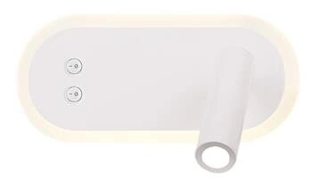 Nástěnné LED svítidlo Miracle bílé moderní s nastavitelným ramenem do ložnice a obýváku CANDELLUX