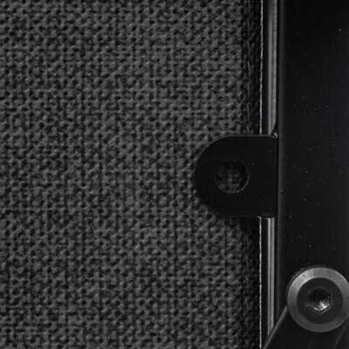 Černá moderní komoda Tissa s 5 zásuvkami na nožkách 114 cm do obýváku nebo ložnice