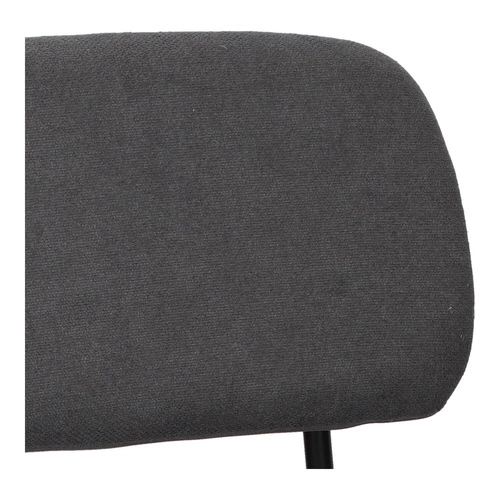 Sada 4 tmavě šedých židlí Esther