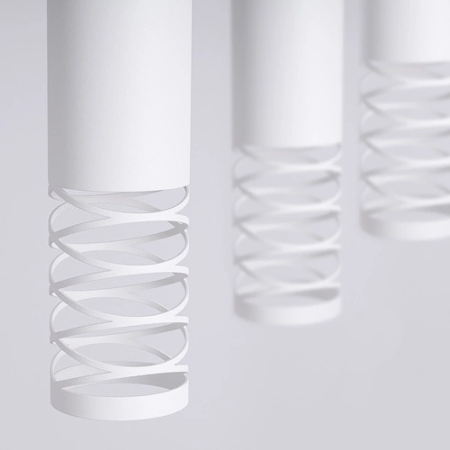 Moderní závěsné svítidlo LAMI 3L bílé kovové do obýváku a kuchyně SOLLUX LIGHTING