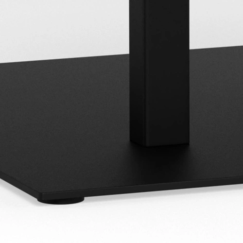 Konferenční stolek Carballo šedý obdélníkový loftový se sedákem