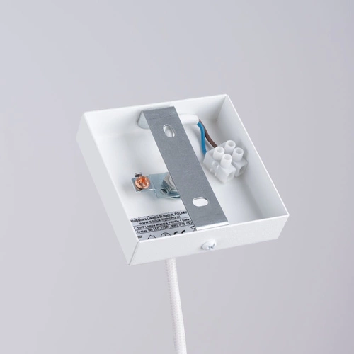 Závěsné svítidlo PRYSM 1 bílé moderní do obýváku a kuchyně ocelové jednoduché 120 cm