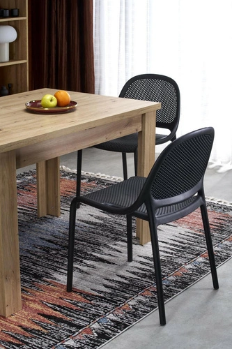 Rozkládací jídelní stůl Carsten dub artisan 80x120-160 cm moderní a funkční