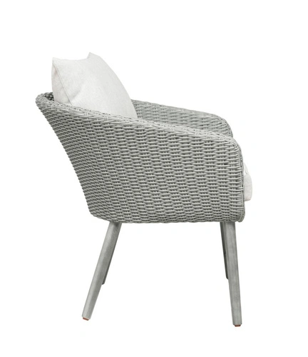 Zahradní bistro set 2 křesla a stolek s polštáři na terasu