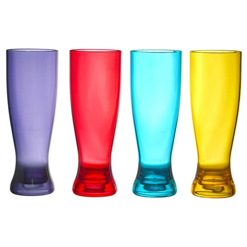 Plastový pivní pohár Intesi Sky modrý 720 ml na zahradu a piknik