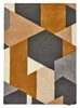 Vlněný koberec Popova Caramel 200x280 moderní geometrický do obýváku a ložnice