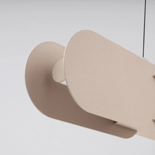 Závěsné LED svítidlo CHAIN 91 taupe moderní nad jídelní stůl