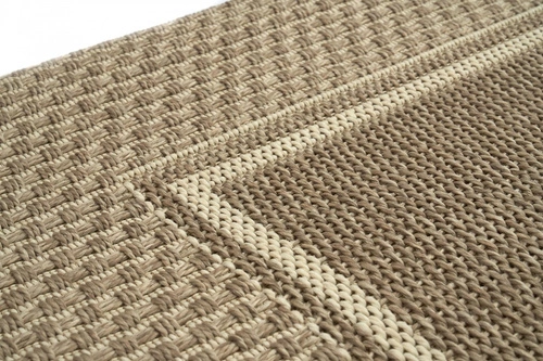 Venkovní koberec Deserto 160x230 béžový moderní na terasu a balkon snadno čistitelný Carpet Decor