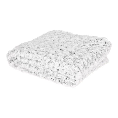 Silná přikrývka Rose Grey 180x130 cm měkká a nadýchaná na pohovku nebo do obýváku Intesi