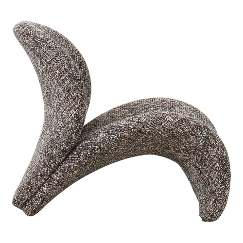 Relaxační křeslo Sofia hnědé do obýváku moderní skandinávský čalouněný Intesi