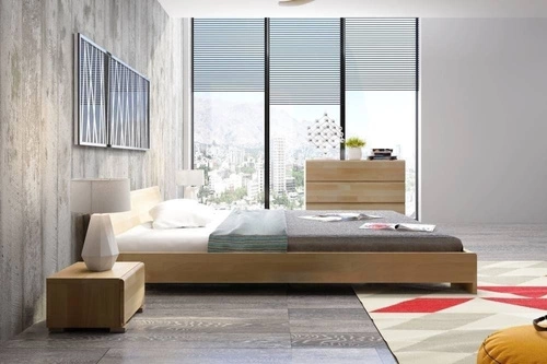 Buková komoda se zásuvkami SKANDICA Vestre 120 cm skandinávská do obýváku nebo ložnice