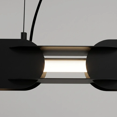 Závěsné LED svítidlo CHAIN 91 černé moderní nad ostrůvek