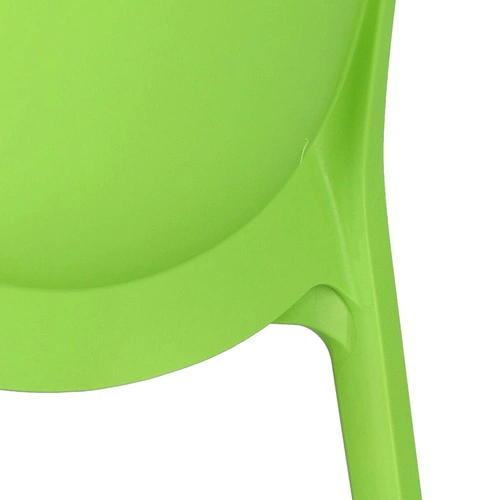 Zahradní židle Ginevra zelená stohovatelná moderní plastová na zahradu SCAB Design
