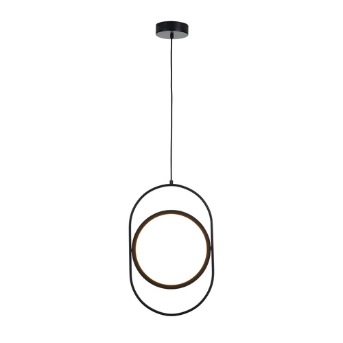 Závěsné LED svítidlo ELIPSE M černé 45 cm moderní do obýváku a nad stůl Step into Design