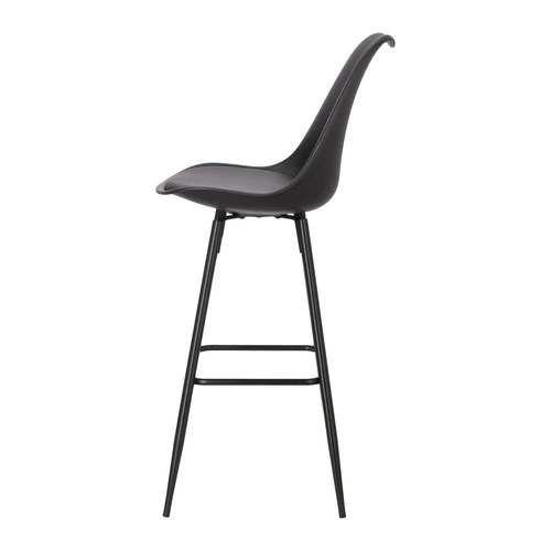 Barová stolička Nordis PP černá/černá outl