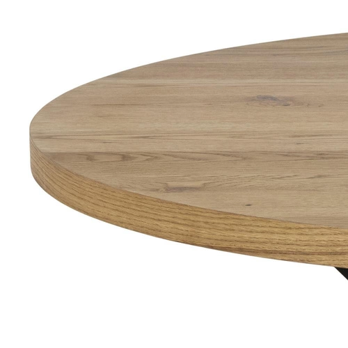 Jídelní kulatý stůl Heaven 120 cm černý dub artisan moderní Actona