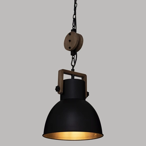 Visící lampa Silas černá