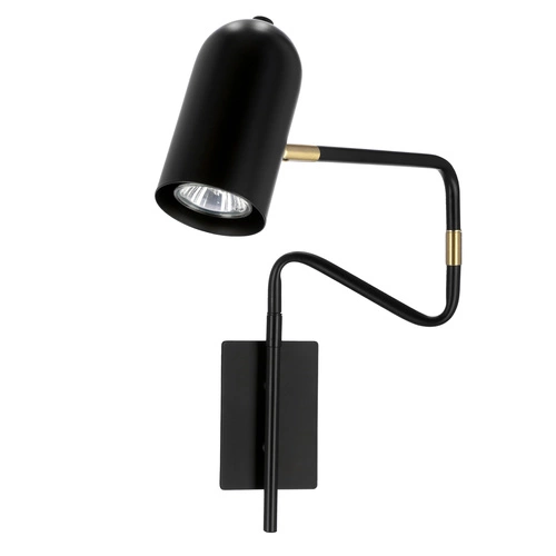 Nástěnné svítidlo Hosti černé moderní kovové do ložnice a obýváku Candellux Lighting