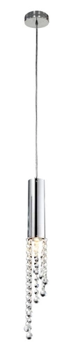 Duero 1x3W LED GU10 chromová závěsná lampa