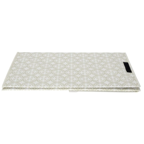 Intesi moderní látkový koš na prádlo do koupelny s víkem a úchyty šedý 60x35x30 cm